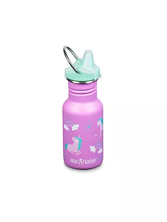 KLEAN KANTEEN | Borraccia per bambini Classic a parete singola 12 oz (355 ml) con tappo Sippy | lila